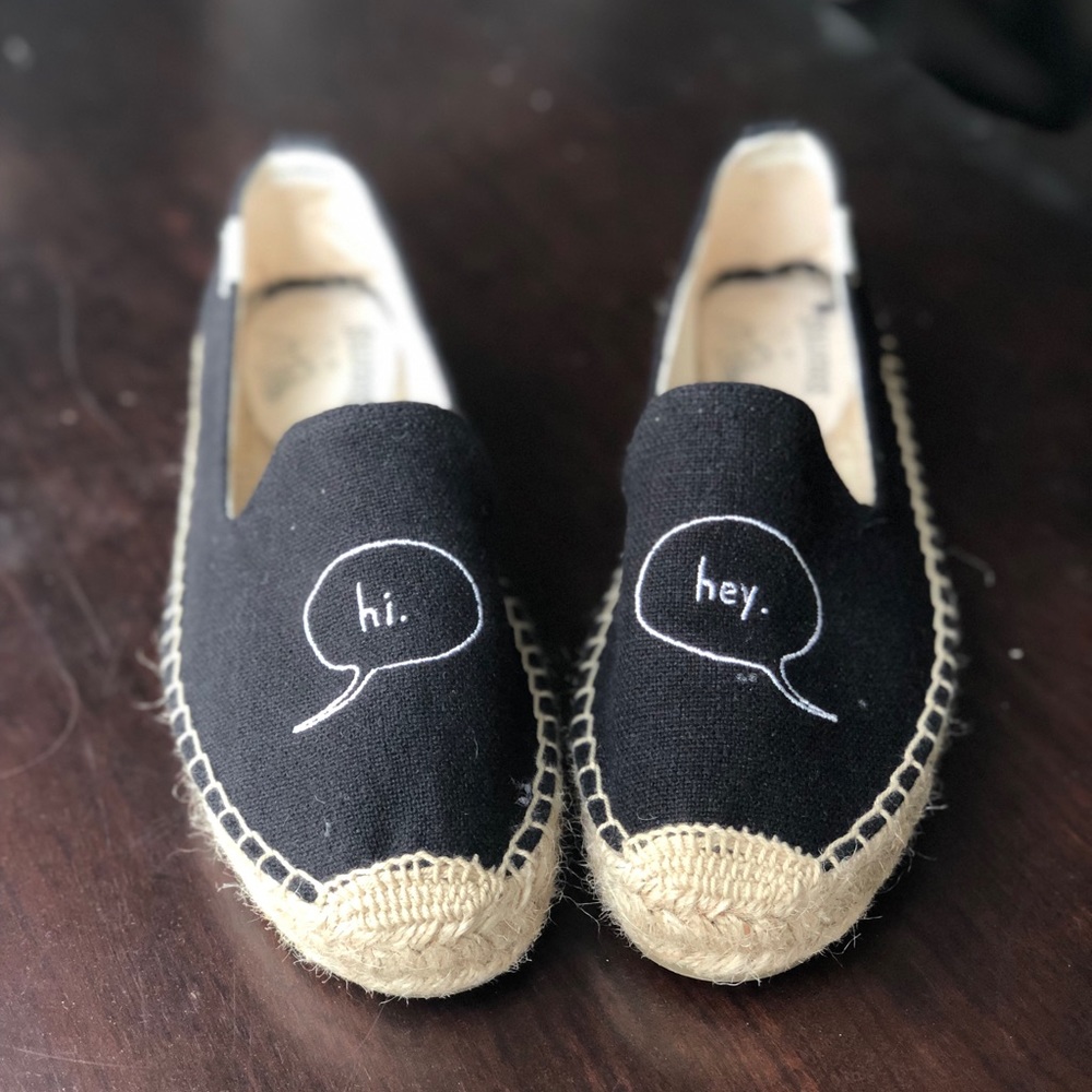 Soludos Embroidered Espadrilles hi/hey